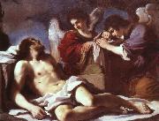  Giovanni Francesco  Guercino Angels Weeping Over the Dead Christ USA oil painting reproduction